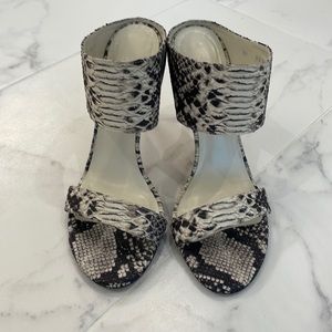 Stuart Weitzman Snakeskin Sandals